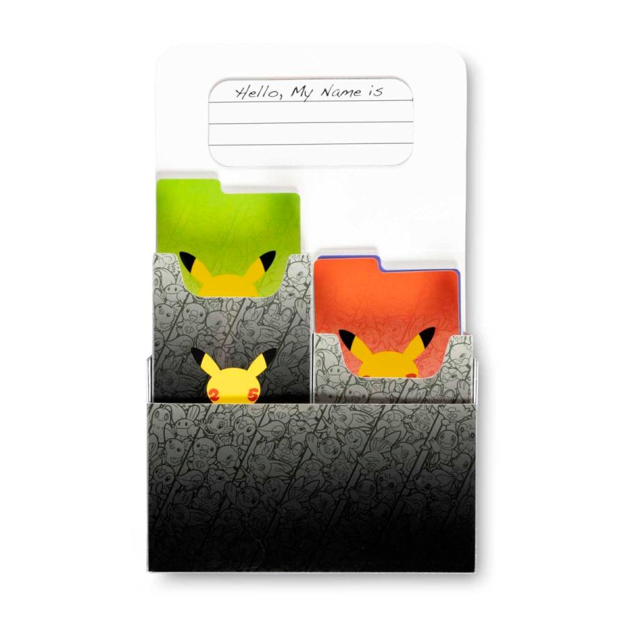 ポケモン25周年記念 海外 ポケモンセンター限定 ダブルデッキケース