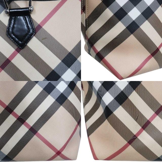 BURBERRY（バーバリー） ノバチェック トートバッグ PVC × レザー ノバ