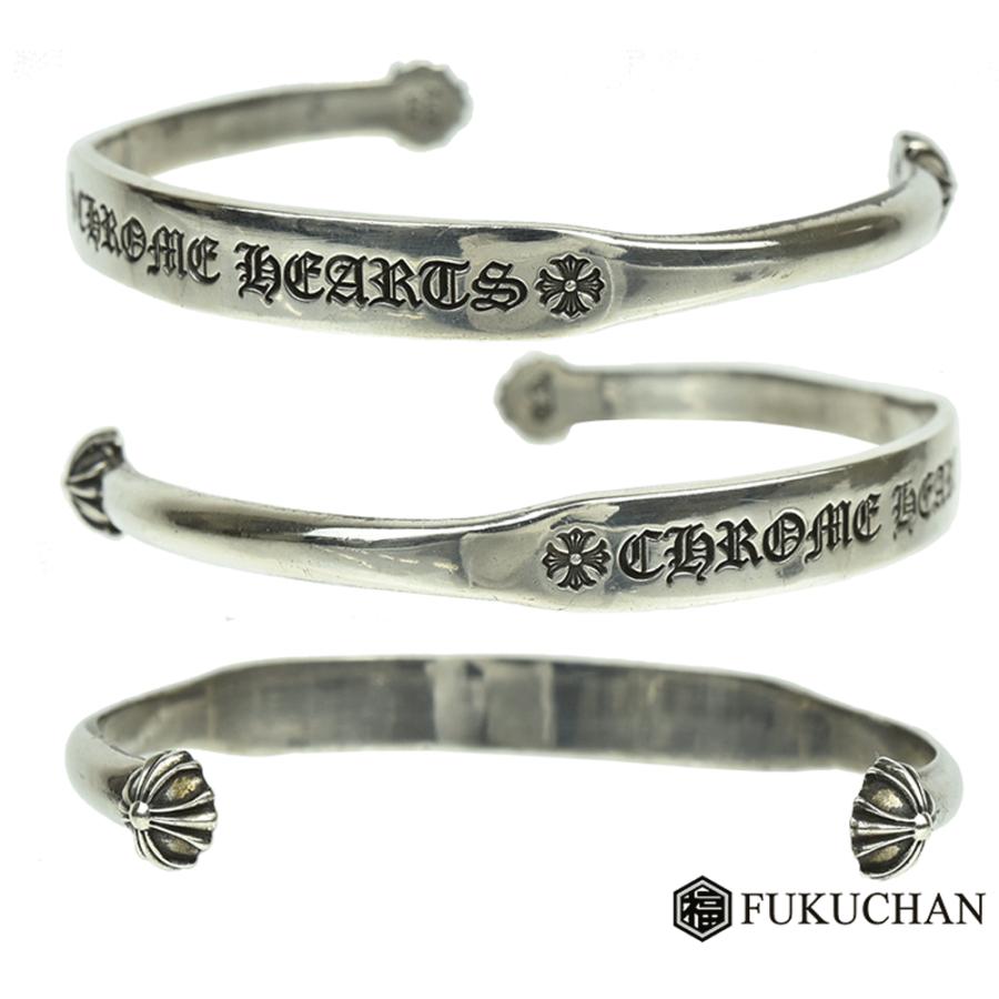 CHROME HEARTS/クロムハーツ フラットCHプラスバングル ブレスレット