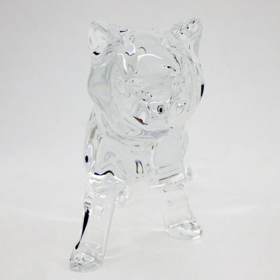 バカラ（Baccarat） 干支シリーズ 戌 クリア フィギュリン 箱付き