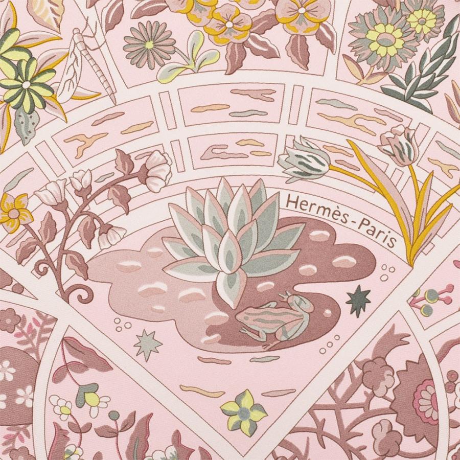 HERMES（エルメス） カレ90 スカーフ Fleurs de Giverny ジェ