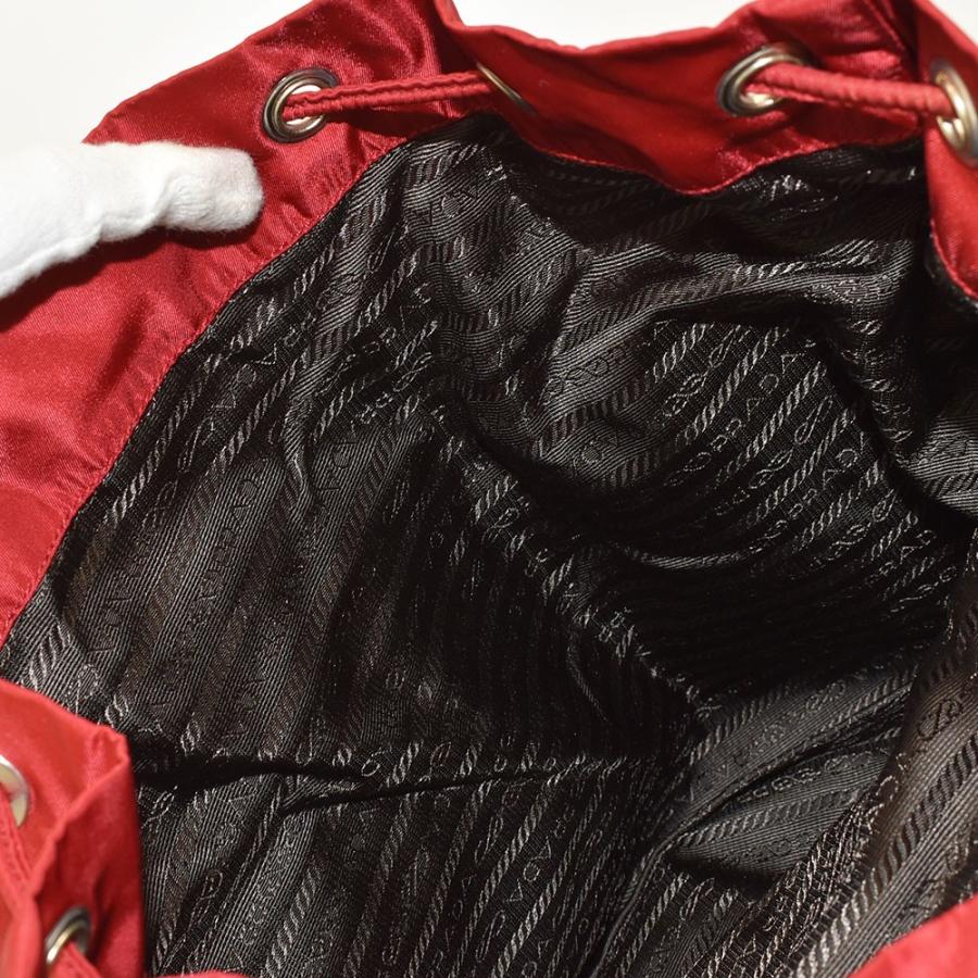 PRADA（プラダ） 三角ロゴ リュック デイパック ナイロン チェリー