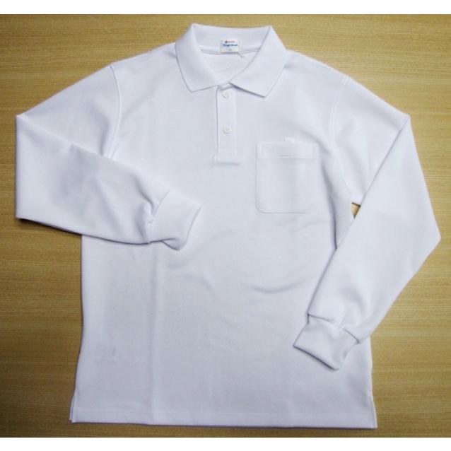 カンコースクール長袖ポロシャツ（男女兼用） KTW4641 カラー/白