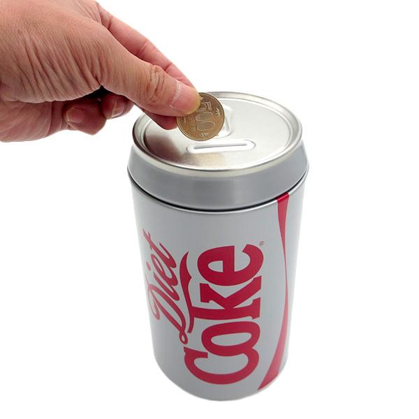 Coca Cola（コカコーラ） グッズ 貯金箱 ダイエット ブリキ缶バンク