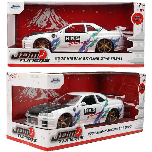 Jada ミニカー 日本車 1/24 日産 スカイライン GTR ダイキャストカー