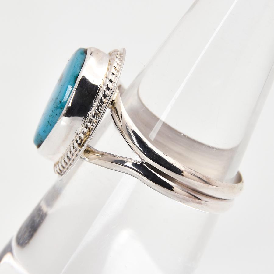Indian Jewelry FUNNY公式ストア ナバホ族 ターコイズ リング [18.5号