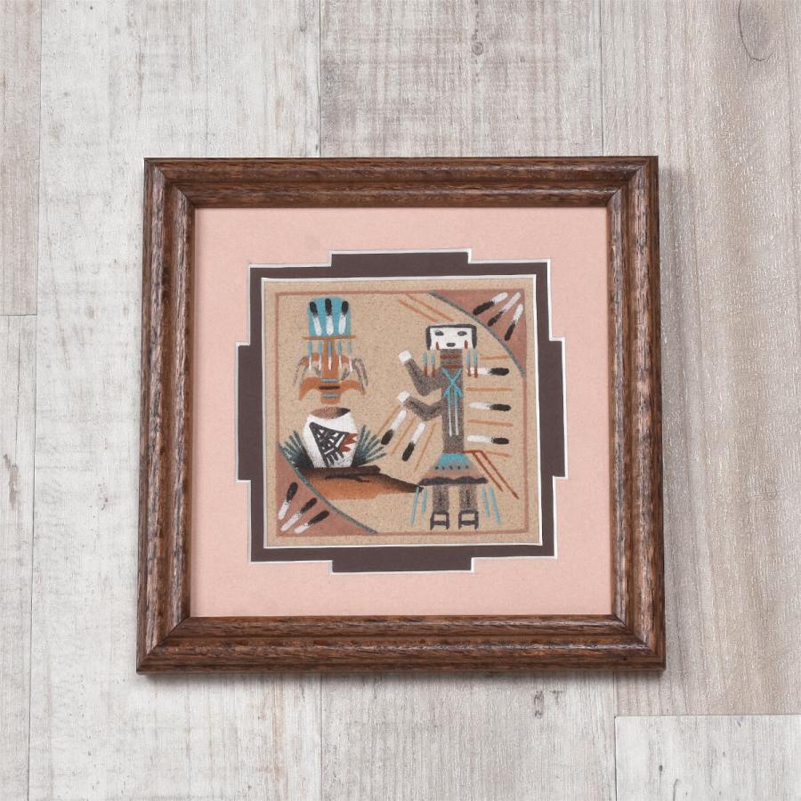 FUNNY公式ストア ナバホ族 サンドペンイント スクエア ネイティブ