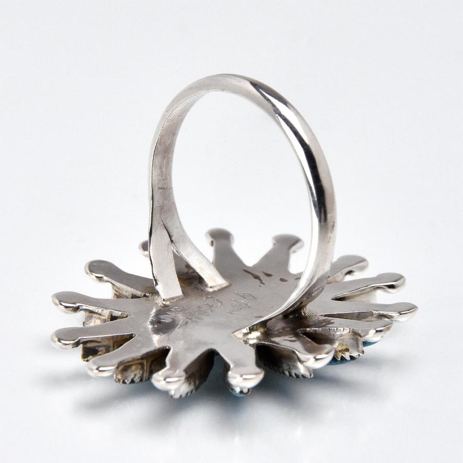 Indian Jewelry FUNNY公式ストア ズニ族 ターコイズ ニードルポイント