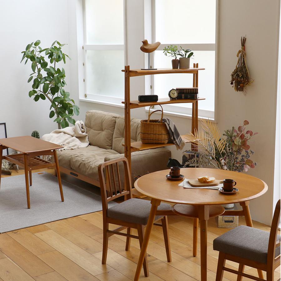 ダイニングテーブル 円形 丸い レトロ風 円形テーブル カフェテーブル