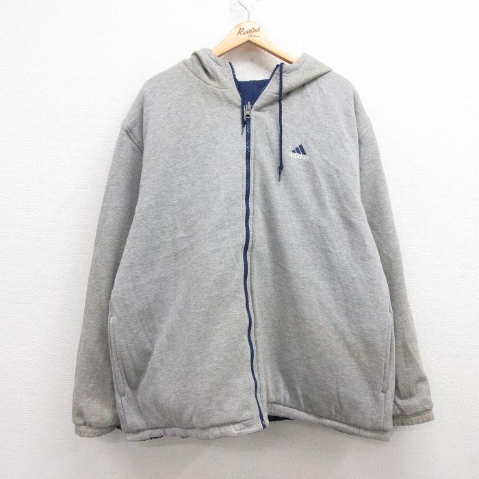 adidas（アディダス） 【50%OFF】XL/古着 長袖 ナイロン ジャケット