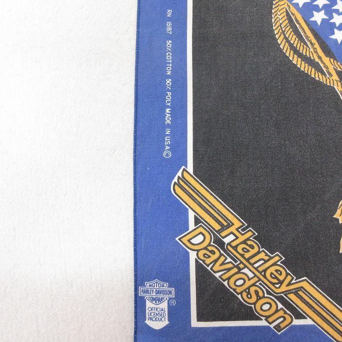 Harley Davidson（ハーレー・ダビッドソン） 中古 バンダナ 80s 星条旗