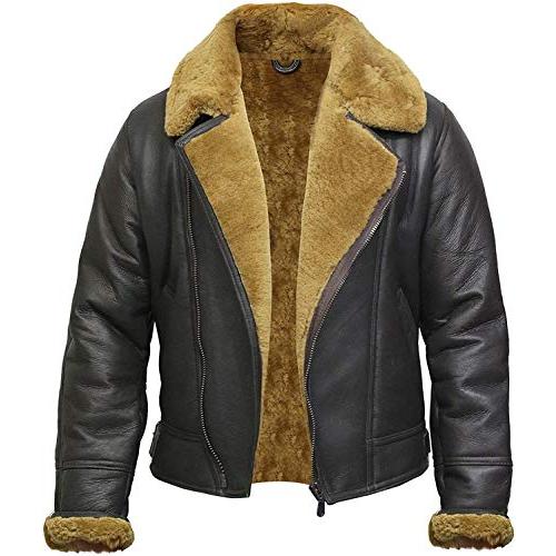 並行輸入品】ボンバージャケット メンズ B3 アビエイター リアルシープ