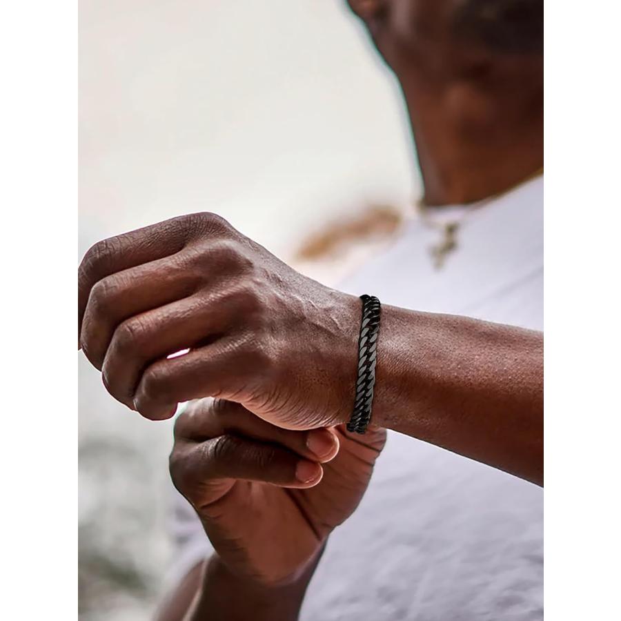 並行輸入品】Bandmax キューバチェーンブレスレット メンズ レディース