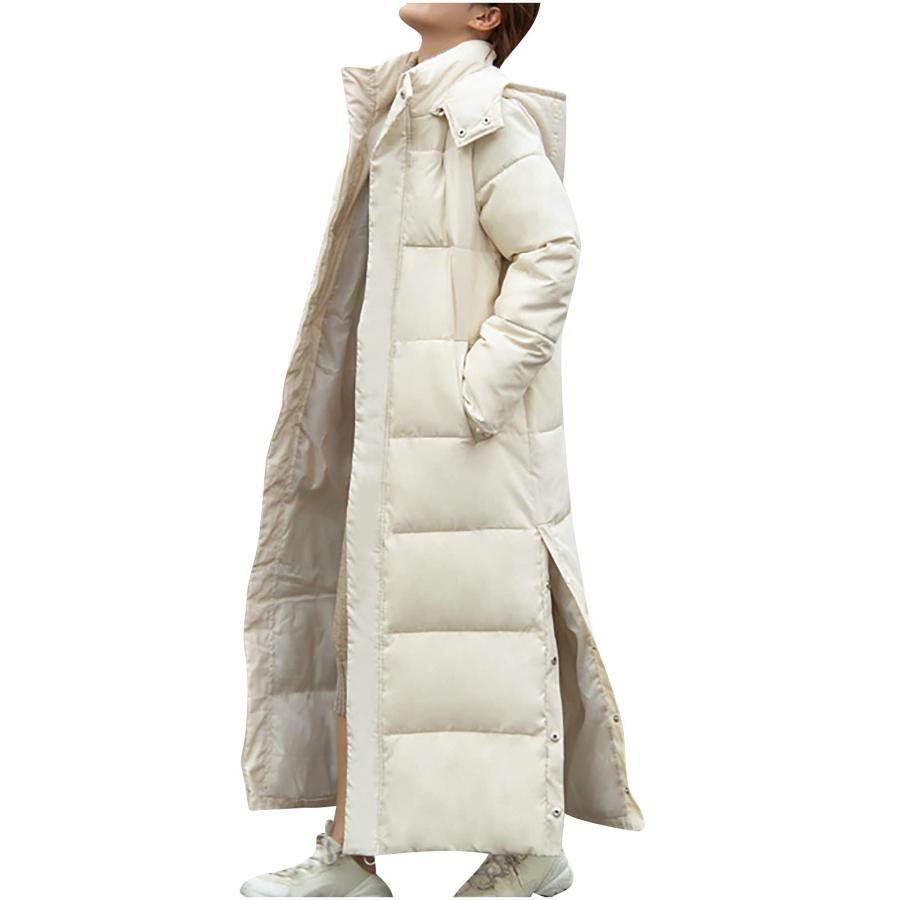 並行輸入品】Women's Hooded Long Down Jacket Thickened Maxi Parka