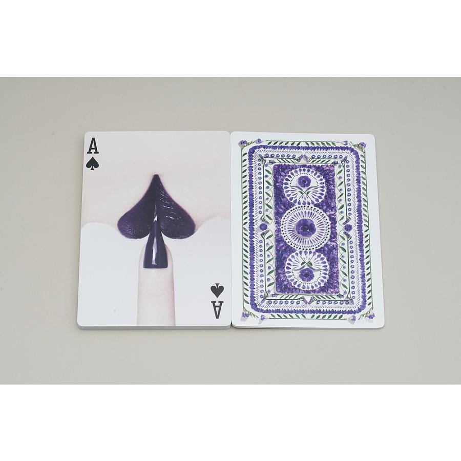 吉田ユニ】PLAYING CARDS purple (BOOK TYPE) トランプブック : 銀座