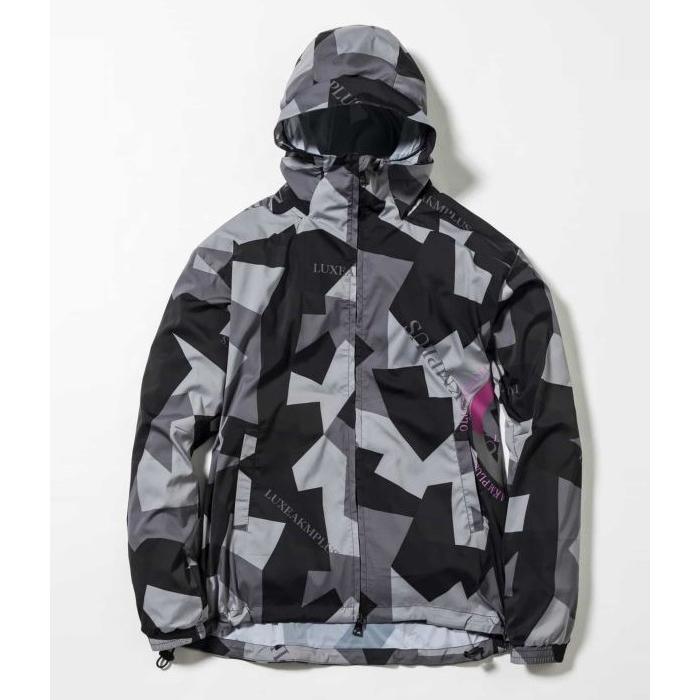 LUXE AKM PLUS カモ柄トラックジャケット スポーツ ゴルフ LUXEAKMPLUS