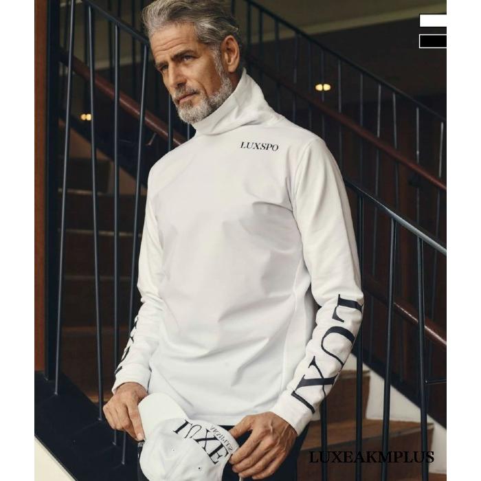 LUXE AKM PLUS 防風タートルネックシャツ GOLF ハイネック 長袖 メンズ