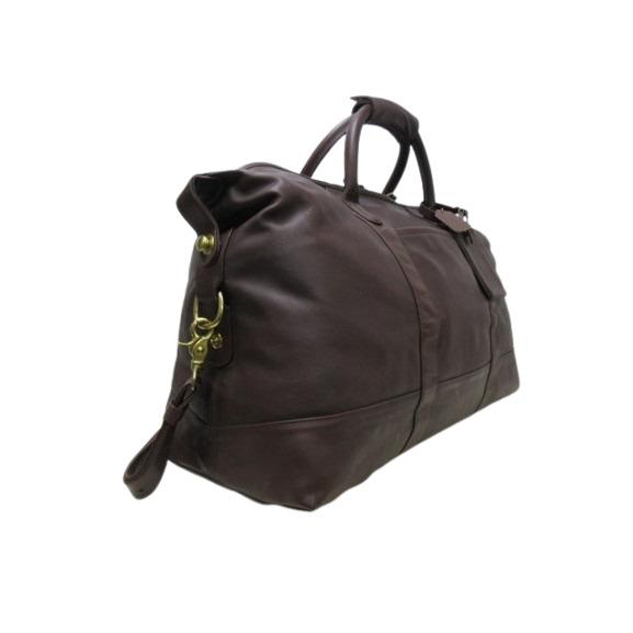 COACH（コーチ） ボストンバッグ レザー 502 ダークブラウン 旅行 大