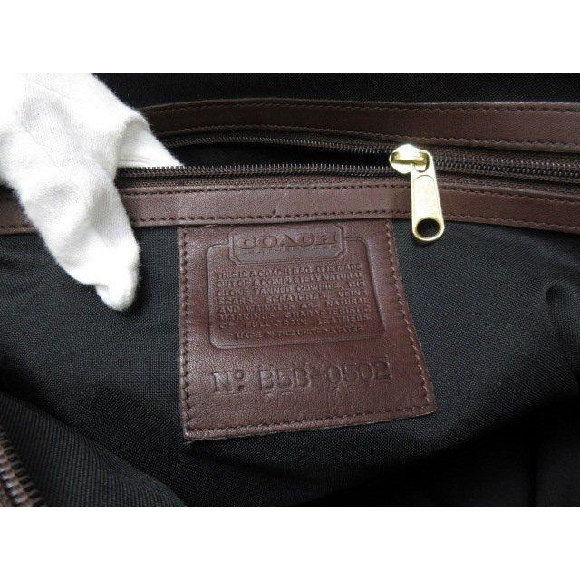 COACH（コーチ） ボストンバッグ レザー 502 ダークブラウン 旅行 大