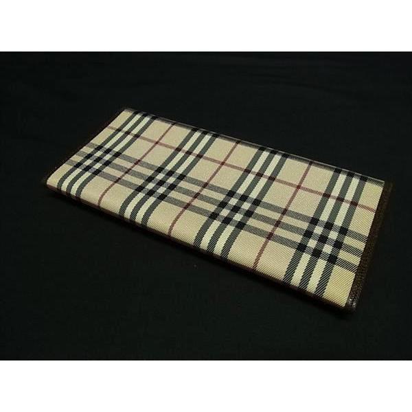 BURBERRY（バーバリー） 財布 - キャンバス×レザー - ノバチェック 二