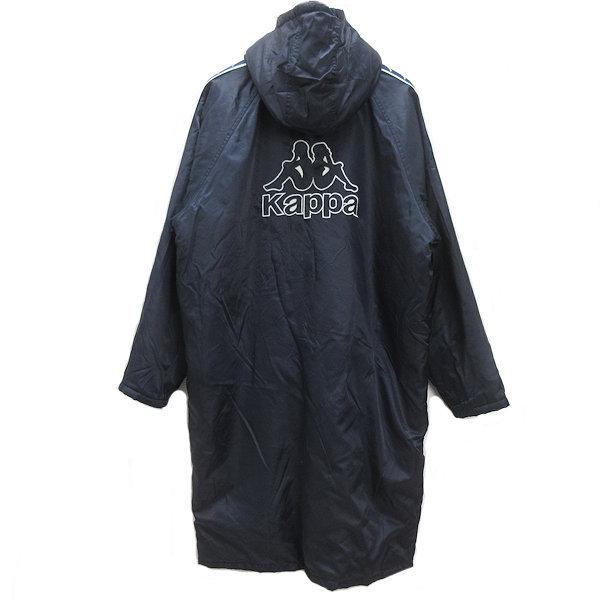 k□カッパ/Kappa ビッグロゴ 裏ボア ベンチコート/スポーツウェア【L