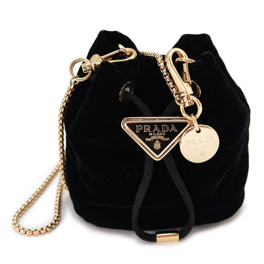 PRADA（プラダ） ポーチ レディース ベルベット ミニポーチ ミニバッグ
