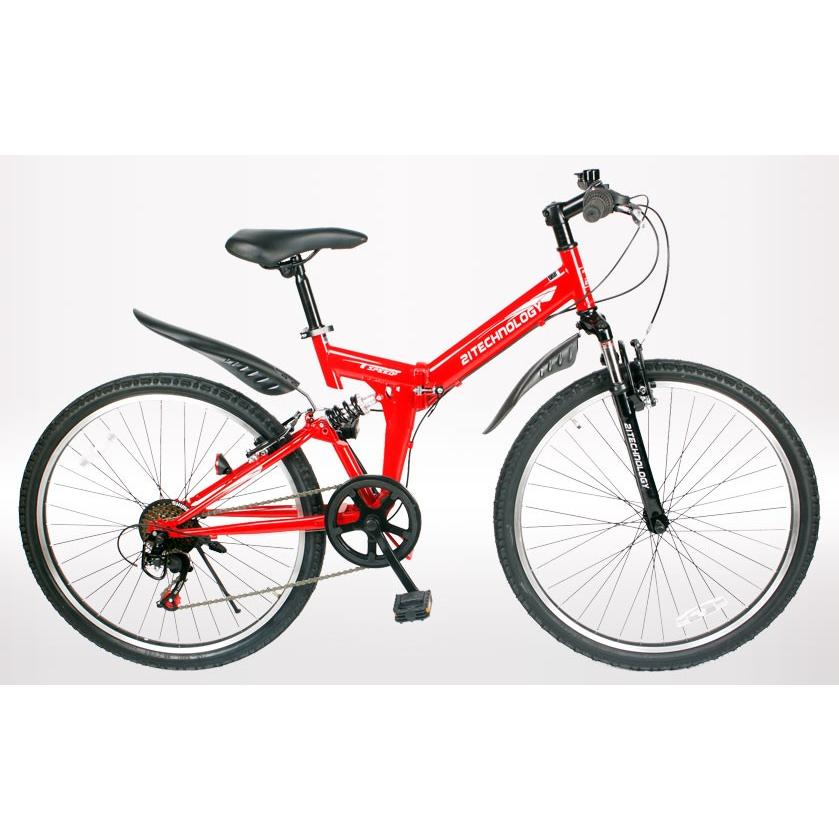21Technology マウンテンバイク 26インチ 自転車 シマノ製 6段変速