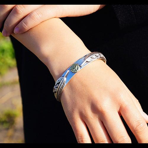 ネイティブ シルバーアクセサリー バングル イーグル メンズ