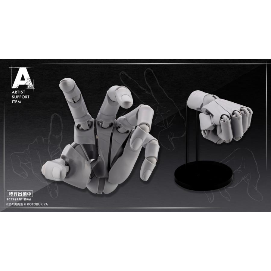 左手】コトブキヤ ハンドモデル 左手 グレー ARTIST SUPPORT ITEM