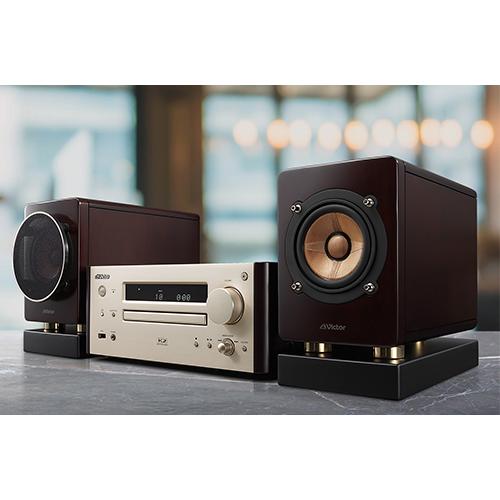 WOOD CONE Victor JVCケンウッド ウッドコーンコンポ スピーカー