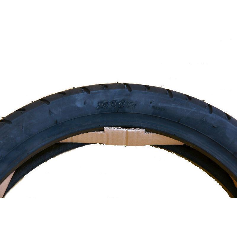 訳あり 長期保管（屋内）ダンロップ D115 80/90-14 チューブレスタイヤ