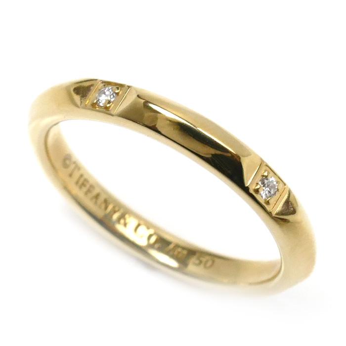 TIFFANY&Co.（ティファニー） K18YG イエローゴールド Tトゥルーバンド