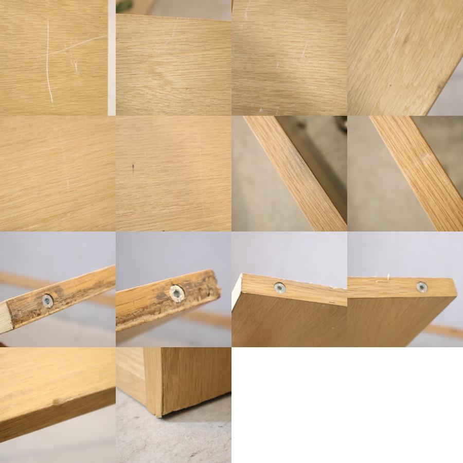 無印良品（MUJI） オーク材 スタッキングシェルフ 5段・2列 オープン