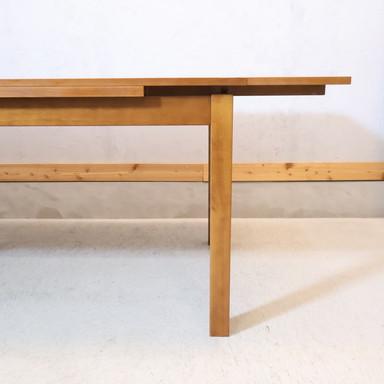 無印良品 MUJI バーチ材 伸長式ダイニングテーブル エクステンション