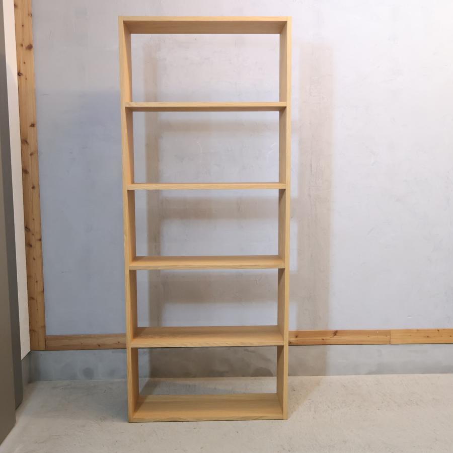 無印良品（MUJI） オーク材 スタッキングシェルフ ワイド・5段