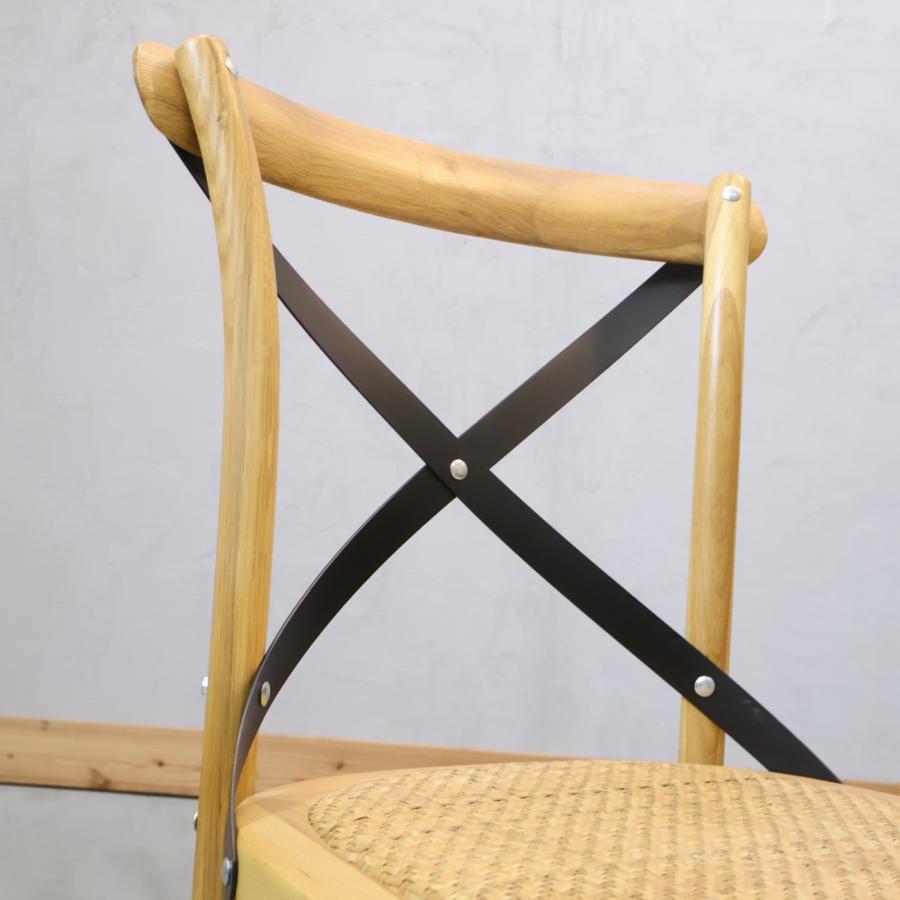 Knot antiques CRASH GATE クラッシュゲート X-BACK CHAIR ナラ材