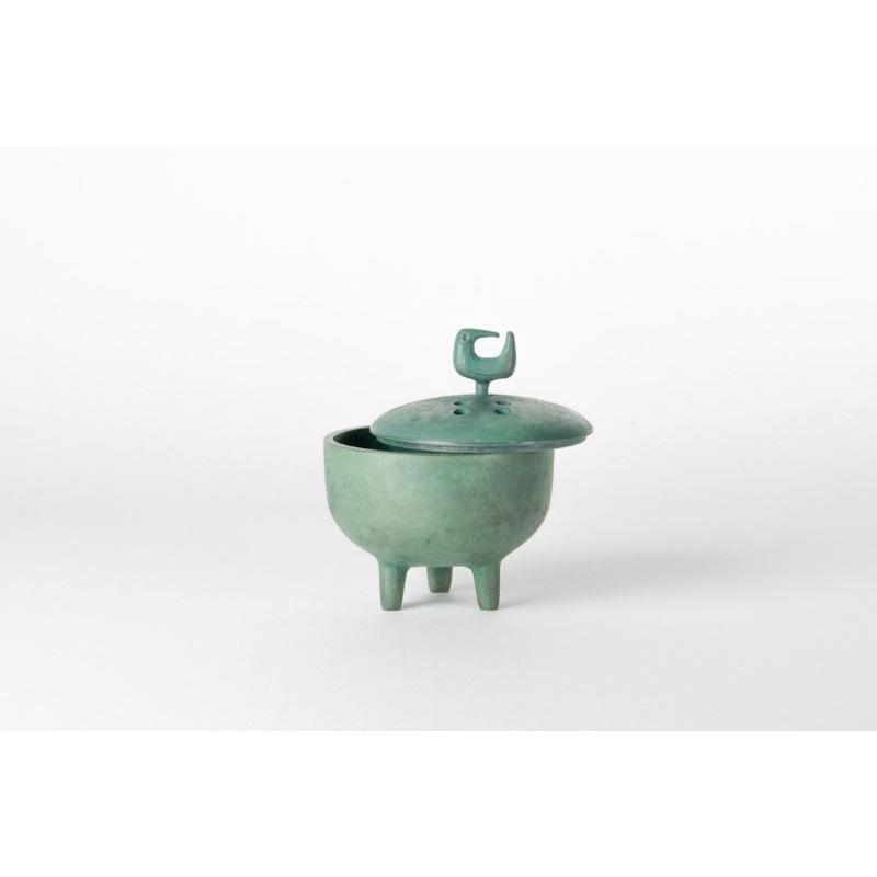 香炉 瑞祥 34001 博鳳堂 炭谷三郎商店 真鍮 デザイナー Saburo Aso お