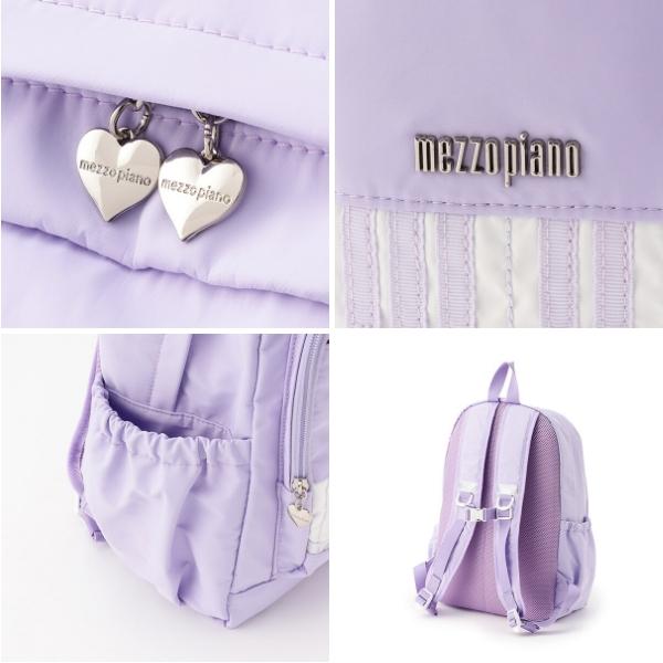 mezzo piano メゾピアノ 容量約18L ピアノ ナイロンリュック 鍵盤