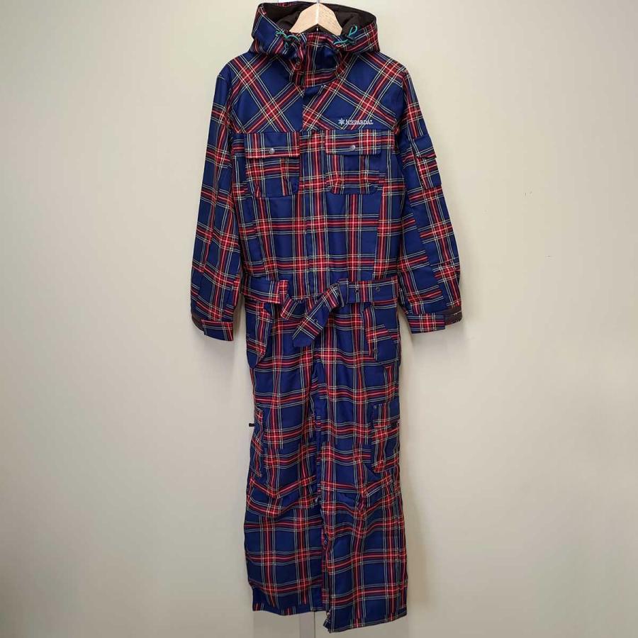 中古】ICEPARDAL スノボー ウェア つなぎ 7号 アイスパーダル