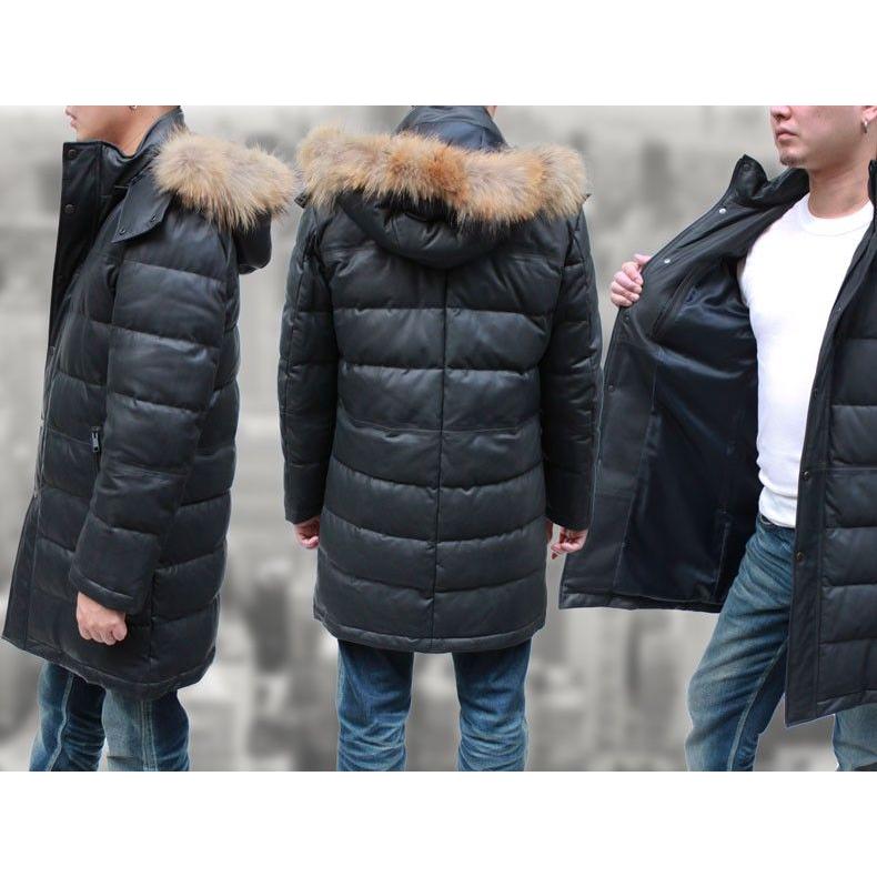 有名メーカー ダウンコート メンズ ダウンジャケット ゴート 山羊