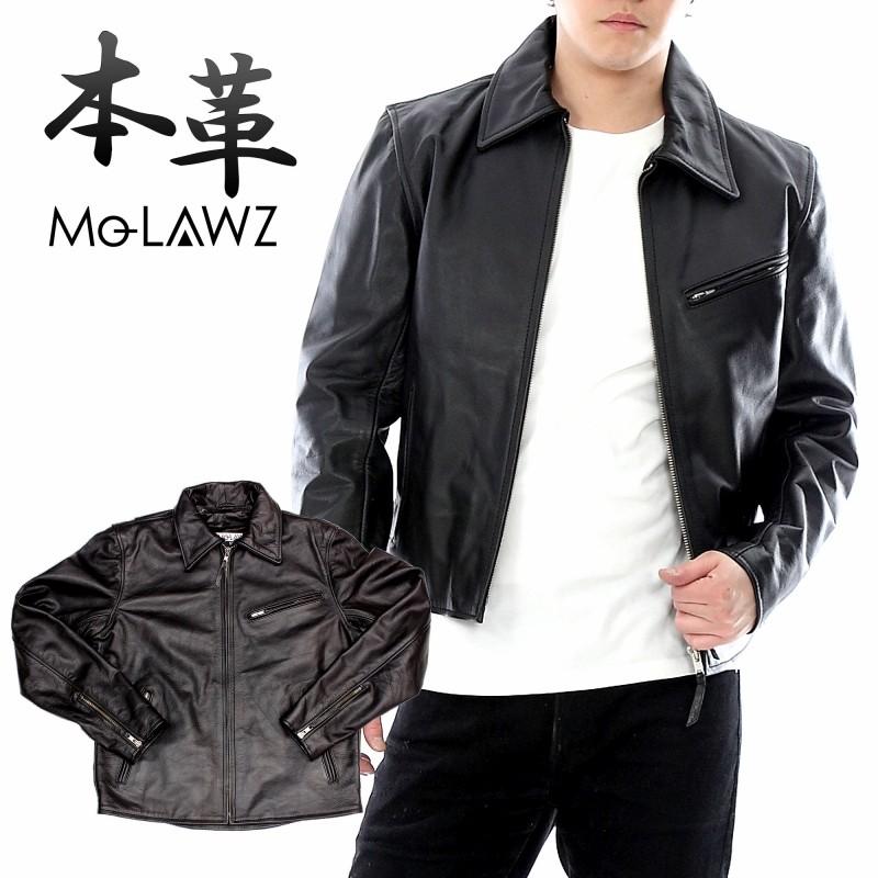 本革】トラッカージャケット メンズ ステンカラー レザージャケット 革