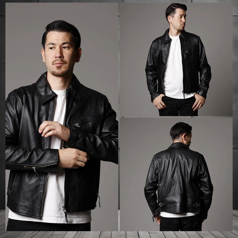 Mo-LAWS トラッカージャケット ライダースジャケット メンズ 革ジャン