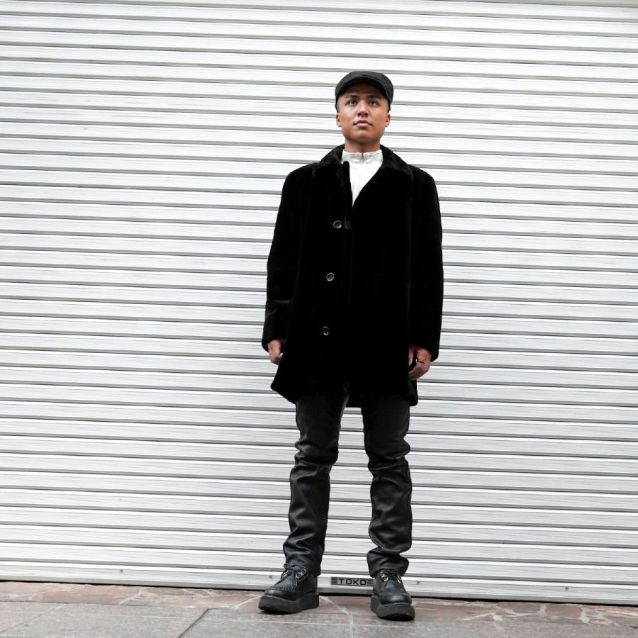 毛皮ジャケット メンズ ミンク ファージャケット フリーサイズ