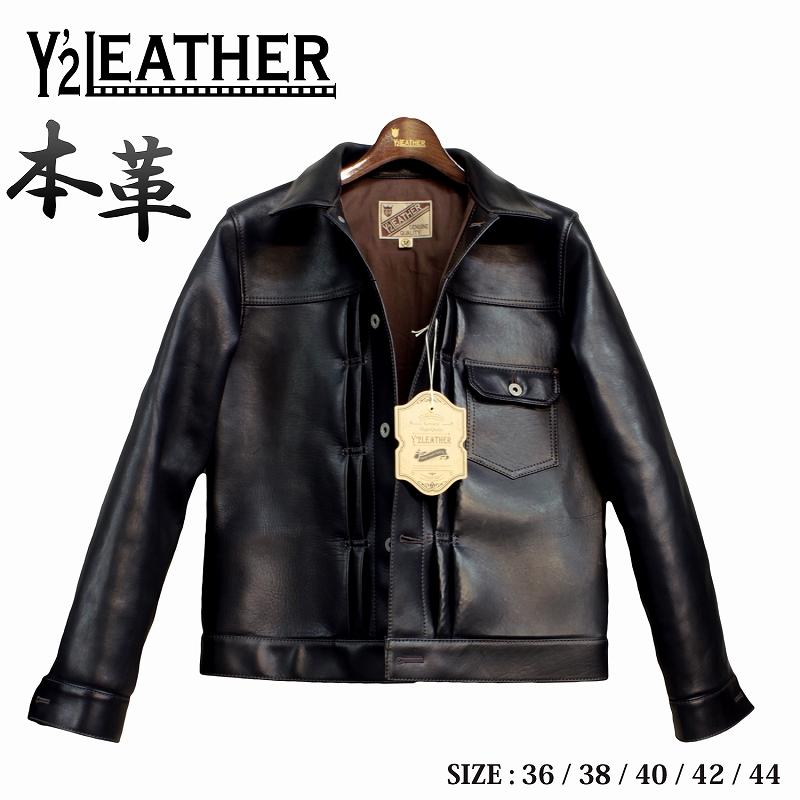 Y'2 LEATHER EB-140 馬革 革ジャン メンズ ホースハイド レザー