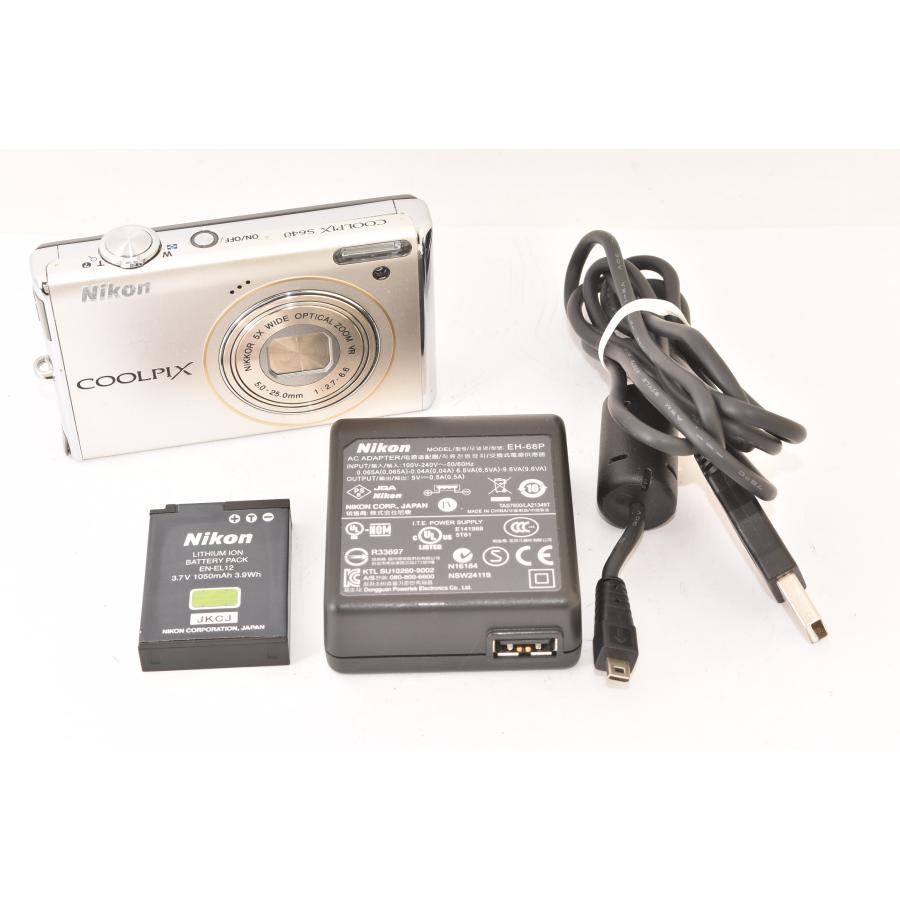 Nikon ニコン COOLPIX S640 アイスシルバー コンパクトデジタルカメラ