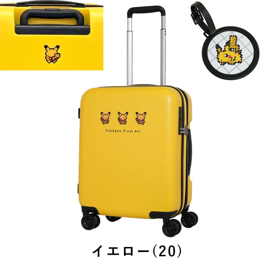 Pokemon（ポケモン） スーツケース 機内持ち込み ピクセル アート S