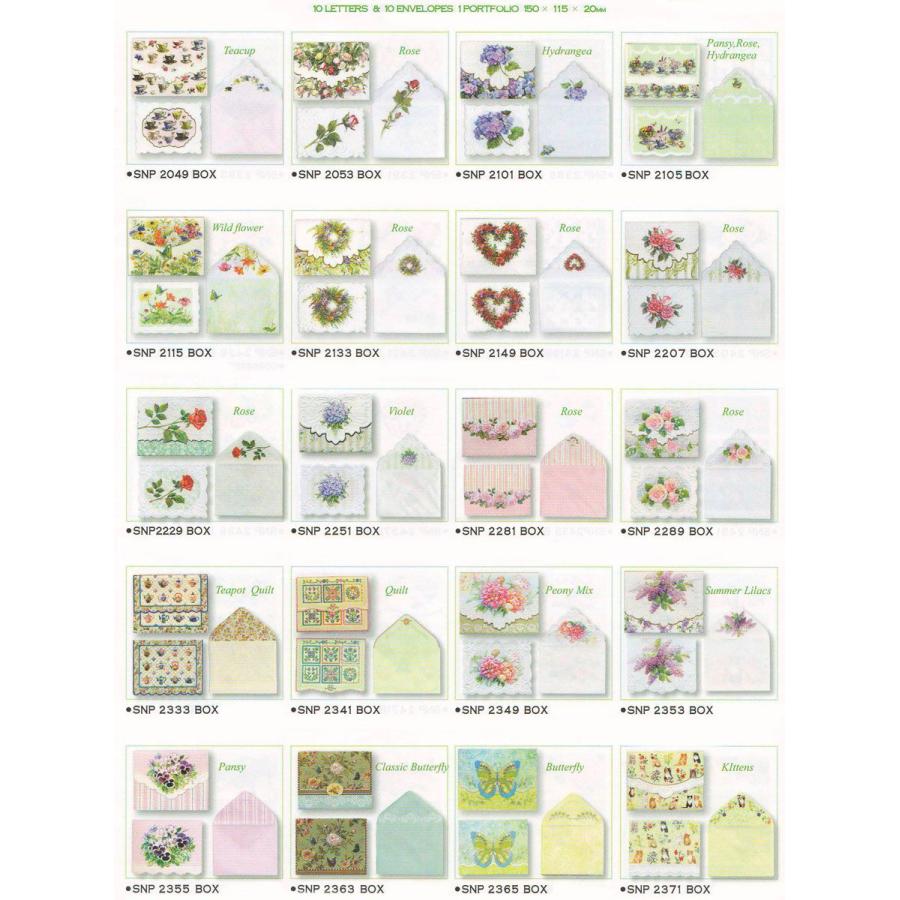 ソフトBOX入り カードセット10枚入り[Carol Wilson]キャロルウィルソン