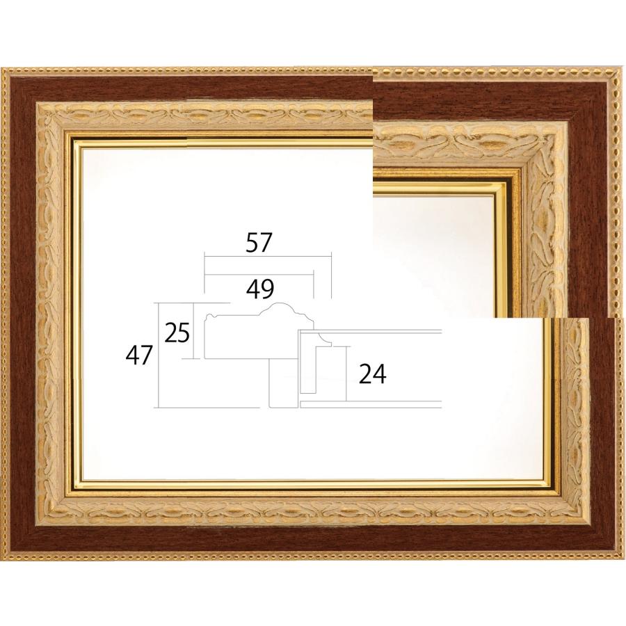 8234 アクリルF6号/ 激安/40％OFF 油絵額縁、油彩額縁、油絵用額縁