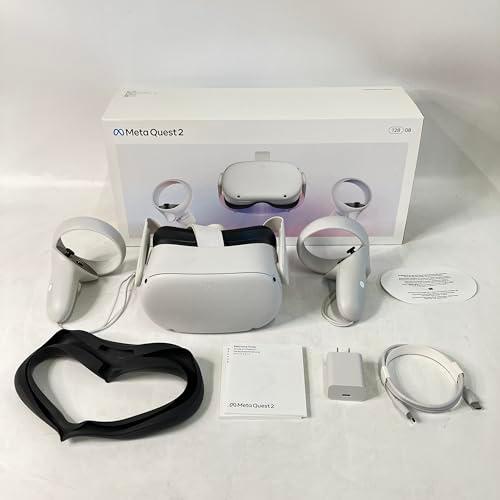 quest2 128GB ヘッドセット ホワイト コントローラー2個付き quest2
