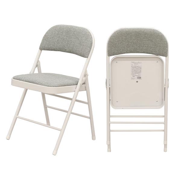 折りたたみ椅子 パイプ椅子 (4脚セット)幅47cm 奥行47.5cm 高さ78.5cm